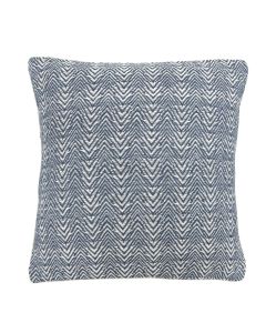 Appletree Loft Herringbone Cushion Cover - Ink Blue