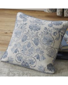 D & D Design Averie Filled Cushion - Blue