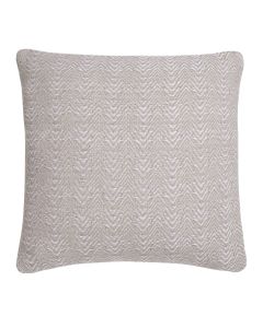 Appletree Loft Herringbone Filled Cushion - Linen